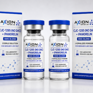 CJC-1295 No DAC + Ipamorelin 5mg, CJC-1295 (No DAC) + Ipamorelin 5mg Blend | Axion Peptide Lab, CJC-1295 No DAC and Ipamorelin 5mg liquid research peptide blend from Axion Peptide Lab