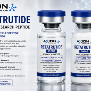 Retatrutide 10mg Research Peptide, retatrutide 10mg, retatrutide peptide, retatrutide research, retatrutide research material, retatrutide laboratory material, retatrutide scientific material, retatrutide analytical material, retatrutide research compound, retatrutide laboratory compound, retatrutide peptide supplier, retatrutide research supplier, retatrutide laboratory supplier, retatrutide scientific supplier, retatrutide online supplier, retatrutide peptide online, order retatrutide peptide, purchase retatrutide peptide, retatrutide peptide shop, retatrutide research store, retatrutide laboratory store, retatrutide research catalogue, retatrutide peptide catalogue, retatrutide peptide sourcing, retatrutide research sourcing, retatrutide procurement, research peptide procurement, laboratory peptide procurement, scientific peptide procurement, research peptide sourcing, laboratory peptide sourcing, peptide R&D supplier, LY3437943, LY3437943 research, LY3437943 peptide, LY3437943 research material, LY3437943 laboratory research, triple receptor agonist, triple agonist peptide, triple agonist research, GIP GLP-1 glucagon, GIP GLP-1 glucagon agonist, GIP receptor research, GLP-1 receptor research, glucagon receptor research, GIP signalling research, GLP-1 signalling research, glucagon signalling research, triple receptor research, receptor agonist research, receptor signalling peptide, peptide receptor interaction, peptide receptor studies, peptide receptor analysis, metabolic receptor research, metabolic signalling research, metabolic pathway research, peptide pathway research, molecular signalling research, biochemical signalling peptide, cellular signalling research, peptide molecular research, peptide biochemical research, receptor pharmacology research, peptide pharmacology research, molecular pharmacology peptide, experimental pharmacology peptide, peptide structure research, peptide structure analysis, peptide structure function, peptide molecular structure, engineered peptide research, synthetic peptide research, modified peptide research, peptide modification research, lipidated peptide research, peptide chemistry research, peptide stability research, peptide degradation research, peptide stability analysis, peptide characterisation, peptide characterization, analytical peptide research, laboratory peptide analysis, peptide identity research, peptide purity analysis, peptide quality research, peptide batch analysis, peptide batch documentation, analytical peptide documentation, laboratory peptide documentation, research peptide documentation, peptide COA research, batch specific peptide, laboratory research peptide, controlled research material, experimental peptide material, scientific research material, biochemical research material, molecular research material, biotechnology peptide material, in vitro peptide research, in vitro research material, laboratory assay peptide, biochemical assay peptide, molecular assay peptide, cellular assay peptide, peptide assay material, experimental laboratory compound, controlled laboratory compound, scientific peptide compound, advanced peptide research, advanced laboratory research, specialist peptide material, professional research peptide, institutional peptide research, academic peptide research, university peptide research, biotechnology peptide research, analytical laboratory peptide, scientific institution peptide, peptide science material, peptide science supplier, molecular biology peptide, biochemical peptide material, research laboratory supplies, peptide laboratory supplies, scientific research supplies, biochemical research supplies, molecular research supplies, experimental research supplies, peptide research inventory, laboratory peptide inventory, scientific peptide inventory, research compound inventory, peptide reference material, laboratory reference peptide, analytical reference peptide, scientific reference material, peptide research standard, laboratory peptide standard, research quality peptide, laboratory peptide material, advanced laboratory peptide, specialist laboratory peptide, peptide experimental studies, molecular peptide studies, cellular peptide studies, biochemical peptide studies, receptor pathway analysis, metabolic pathway analysis, signalling pathway research, triple pathway peptide, peptide receptor binding research, receptor activation research, GIP receptor studies, GLP-1 receptor studies, glucagon receptor studies, incretin signalling research, metabolic biology research, peptide molecular analysis, peptide biochemical analysis, laboratory molecular analysis, scientific peptide analysis, peptide experimental applications, laboratory peptide applications, scientific peptide applications, biochemical peptide applications, research peptide handling, laboratory peptide handling, peptide laboratory storage, research material handling, peptide R&D material, triple agonist laboratory research, multi receptor peptide research, multi receptor agonist, incretin receptor research, glucagon peptide research, peptide signalling pathways, receptor interaction studiesRetatrutide 10mg Research Peptide pre-mix solution and lyophilised powder from Axion Peptide Lab