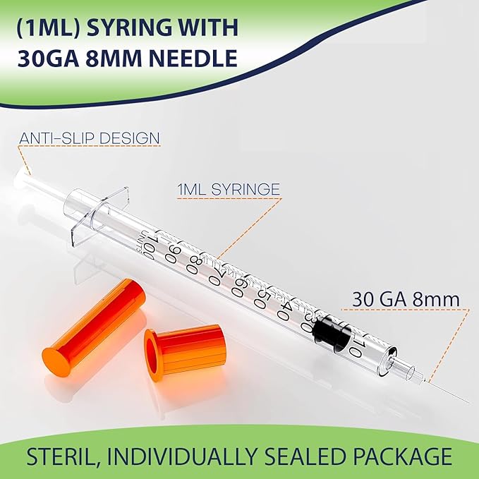 Sterile 10 Pack- 1ml 30G Precision,1ml 30G Sterile Precision Tools 10 Pack