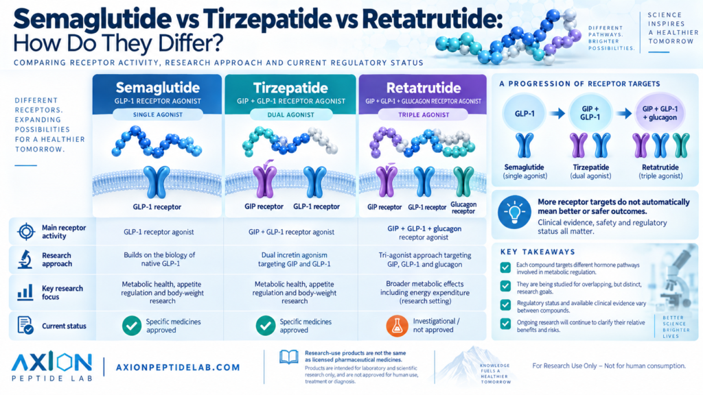 Tirzepatide peptide for sale, tirzepatide peptide for sale, tirzepatide peptide, tirzepatide research peptide, tirzepatide research, tirzepatide peptide for research, buy tirzepatide research peptide, buy tirzepatide peptide for research, tirzepatide peptide supplier, tirzepatide research supplier, tirzepatide laboratory research, tirzepatide peptide online, tirzepatide peptide with COA, tirzepatide peptide certificate of analysis, tirzepatide high purity research peptide, research tirzepatide, tirzepatide laboratory supplier, tirzepatide peptide USA, tirzepatide peptide UK, research peptides USA, research peptides UK, buy research peptides, buy research peptides online, research peptide supplier, laboratory research peptides, research grade peptides, high purity research peptides, peptide research, peptide science, metabolic peptide research, metabolic peptides, peptides for weight loss research, peptides for weight regulation research, tirzepatide weight loss research, tirzepatide metabolic research, GLP-1 research, GIP research, GLP-1 peptides, GIP peptides, GLP-1 and GIP, GIP GLP-1 research, GIP GLP-1 dual agonist, dual agonist research, dual receptor agonist research, tirzepatide dual agonist, tirzepatide GIP GLP-1, tirzepatide mechanism of action research, how does tirzepatide work, what is tirzepatide, is tirzepatide a peptide, tirzepatide peptide explained, tirzepatide receptor research, tirzepatide receptor signalling, GLP-1 receptor research, GIP receptor research, incretin hormone research, incretin peptides, incretin pathway research, metabolic peptide pathways, gut brain axis research, peptide receptor signalling, peptide signalling pathways, appetite regulation research, satiety signalling research, glucose metabolism research, glucose regulation peptides, insulin signalling research, obesity peptide research, body weight regulation research, semaglutide research, semaglutide vs tirzepatide, tirzepatide vs semaglutide research, tirzepatide vs retatrutide, retatrutide research, retatrutide vs tirzepatide research, semaglutide tirzepatide retatrutide comparison, GLP-1 vs GIP, single vs dual agonist research, dual vs triple agonist research, triple agonist research, tirzepatide clinical research, tirzepatide clinical trials, SURMOUNT tirzepatide research, SURMOUNT-1 tirzepatide, SURMOUNT-5 tirzepatide, tirzepatide obesity research, tirzepatide cardiometabolic research, tirzepatide cardiovascular research, tirzepatide metabolic pathways, tirzepatide scientific research, tirzepatide laboratory studies, tirzepatide analytical research, peptide purity testing, peptide HPLC testing, peptide mass spectrometry, peptide batch testing, peptide quality control, peptide analytical documentation, peptide COA, research peptides with COA, peptide batch traceability, lyophilized research peptides, Axion Peptide Lab