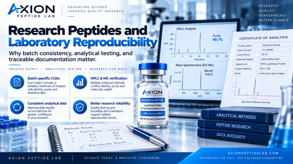 Research Peptides and Laboratory Reproducibility