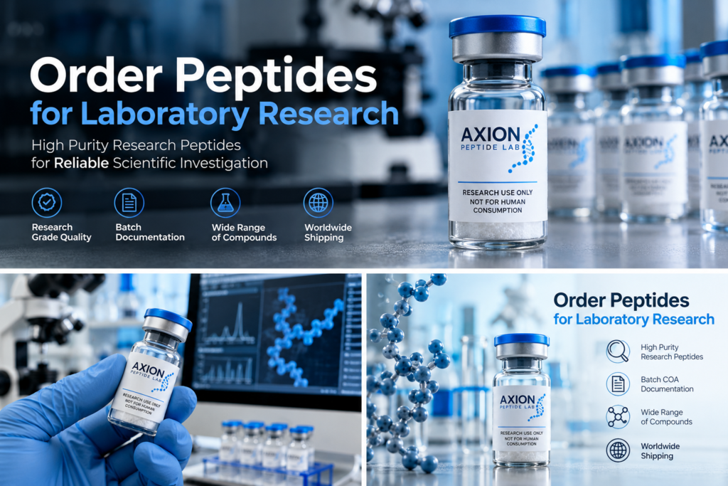 Order peptides for laboratory research – Axion Peptide Lab